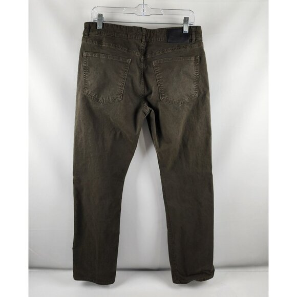 DL1961 Jeans Mens 33x31 Teak Brown Avery Modern Straight Denim - Picture 8 of 12